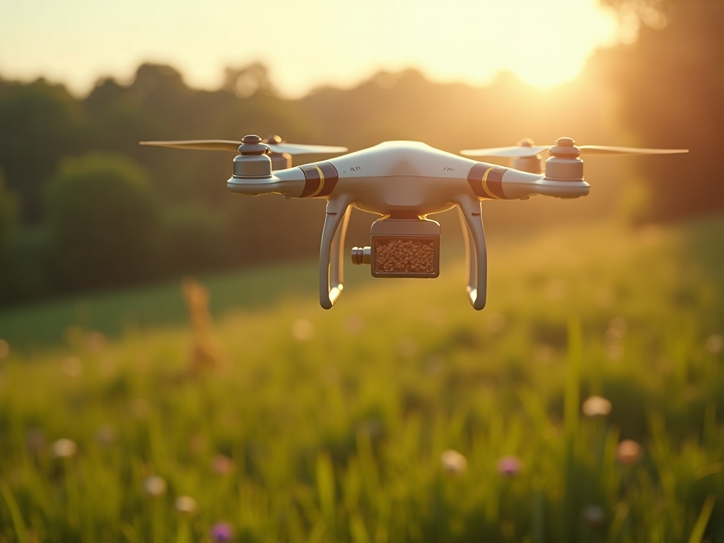 Kırsalın dağlık bölgesine mama taşıyan bir drone; ulaşılamayan yerlere teknolojinin iyilik getirmesi